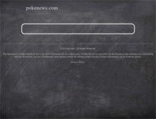 Tablet Screenshot of pokenews.com